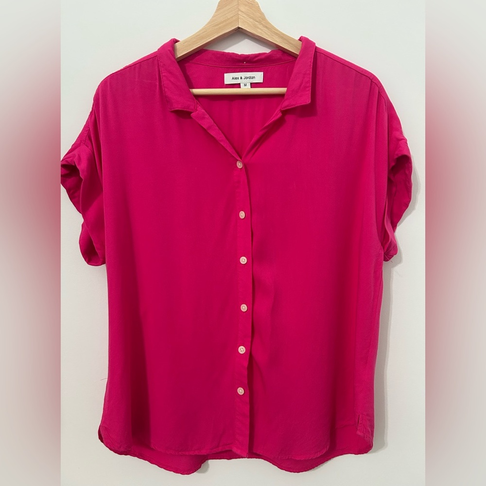 Pink Button-Down Shirt